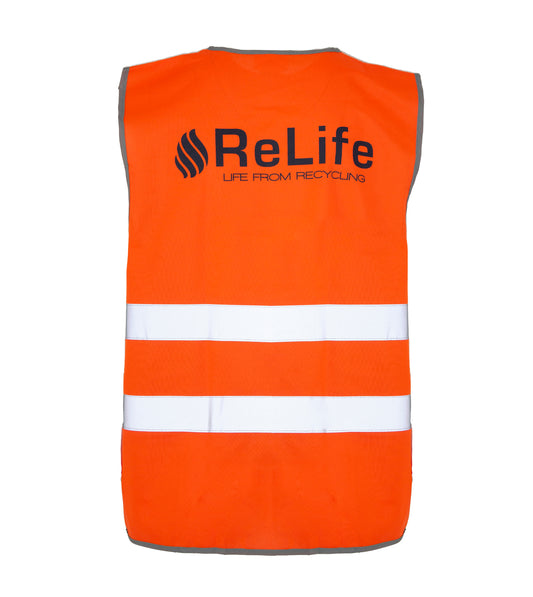 ARL007 - Gilet Arancio alta visibilità c/logo One Size