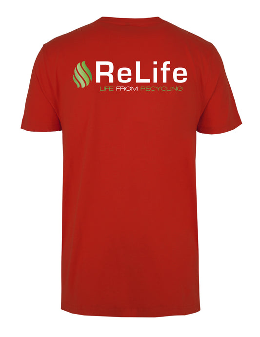 ARL006 - T-shirt Rossa c/logo + patch