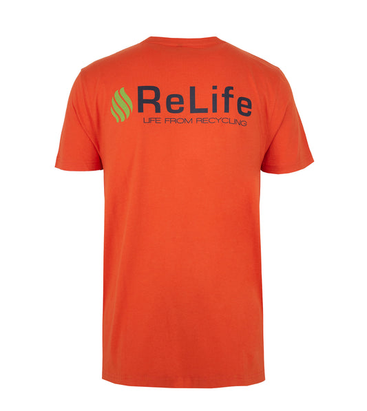 ARL006 - T-shirt Arancio c/logo